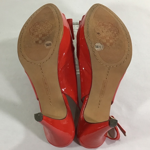 Vince Camuto Red Slingback Sandals - Picture 9 of 14